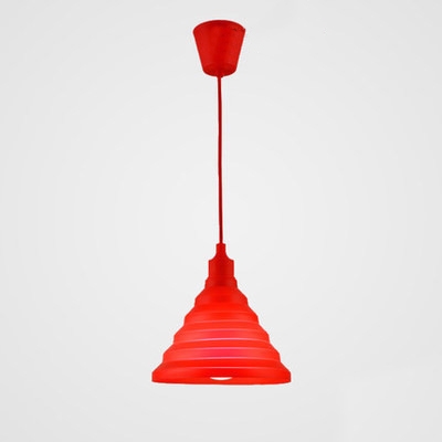 Silicone Cone Suspension Light Colorful Stylish Kindergarten 1 Head Hanging Light fixtures