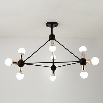 bulb chandelier industrial modern