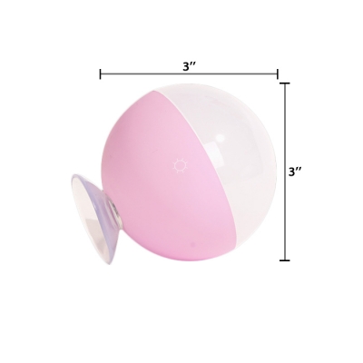 Wireless Portable Ball Makeup Light Modern Touch Control LED Cosmetic Lamp with Suction Cup
