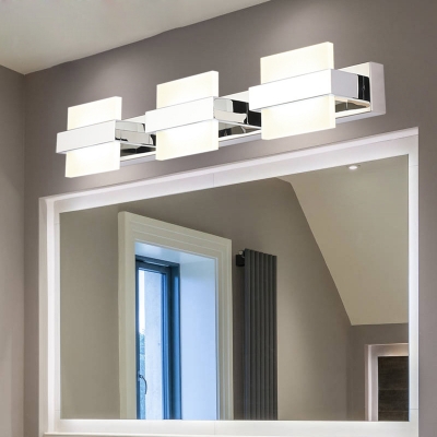 square light up makeup mirror