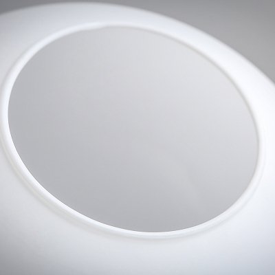 Sphere Flush Light Fixtures Concise Simple Frosted Glass 1 Head Ceiling Light in White
