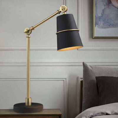 Modern Black 1 Light Adjustable LED Table Lamp Indoor Lighting