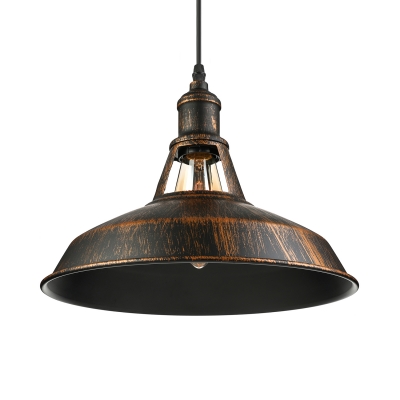 11'' Wide Antique Copper 1 Light Indoor Industrial LED Pendant Lighting Fixture