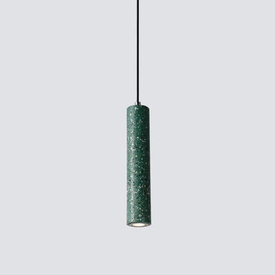 Tube Suspended Lamp Modern Designers Style Concreted Lighting Fixture for Living Room