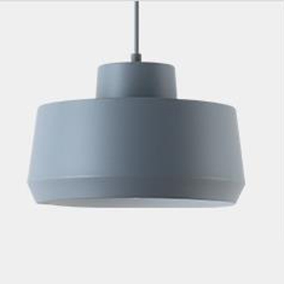 Drum LED Ceiling Light Designers Style Metal Decorative Hanging Light for Living Room