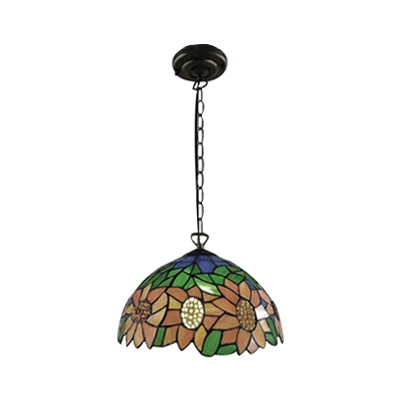 Classic Art Tiffany Ceiling Fixture with 12