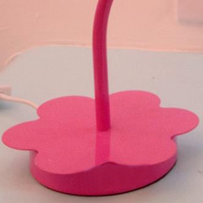 Blue/Pink Bee Shape Standing Table Light Metallic 1 Bulb Table Lamp for Boys Girls Bedroom