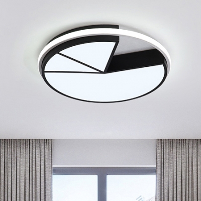 Acrylic Geometric Ceiling Lamp Modern Design LED Flush Mount in Warm/White for Restaurant
