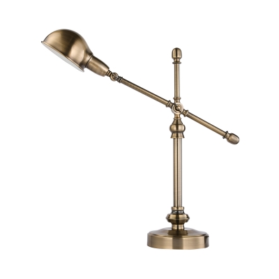 Antique Bronze Finish Industrial Scissors Office Table Lamp