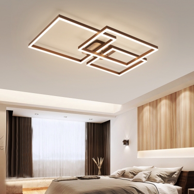 Ultra Thin Ceiling Lamp Modern Metal Eye Protection LED Lighting Fixture in Warm/White/Neutral