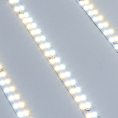 Silver Ultra Thin Flushmount with Rectangle Shape Minimalist Modern Acrylic LED Ceiling Lamp