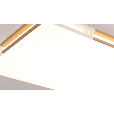 Warm/White Rectangle Ceiling Fixture Simplicity Concise Acrylic Ultra Thin LED Flush Light