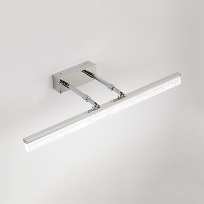 Extendable Bar LED Vanity Light Simplicity Modern Stainless Makeup Lighting for Mirror Bathroom