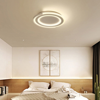 Nordic Super-thin Ceiling Fixture Acrylic LED Flush Light in Warm/White for Living Room