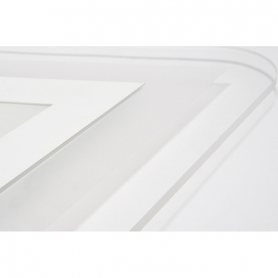 Ultrathin Ceiling Light Modernism Concise Eye Protection Acrylic LED Flush Mount in White for Bedroom