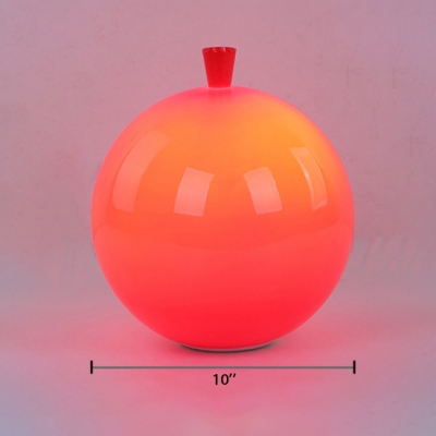 Green/Red Balloon Wall Lamp Plastic Single Head Wall Mount Light for Children Bedroom