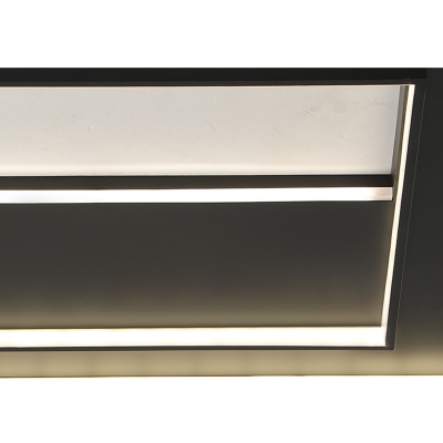 Acrylic Lampshade Geometric Flush Light Modern Chic LED Flush Mount Light in Warm/White