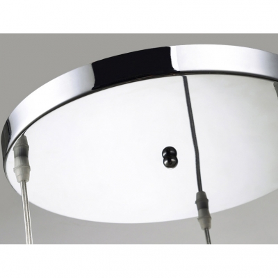 Aqua Glass Spire Suspended Light Modern Design Height Adjustable Triple Lights Hanging Light fixture