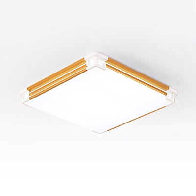 Nordic Style Square Flush Mount Acrylic Lampshade Led Ceiling Fixture