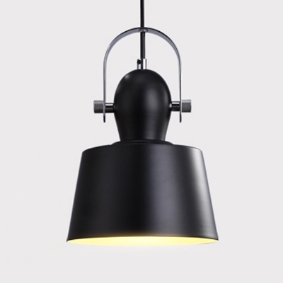 Upside-Down Trifle Pendant Lighting Minimalist Modern Single Head Suspended Light in Black/White/Yellow