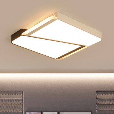 Modern Fashion Squared Ceiling Light With Acrylic Lampshade Energy