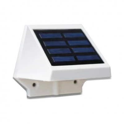 4 LED Solar Powered Lights Driveway Waterproof Dusk To Dawn Sensor Deck Lights in White/Warm