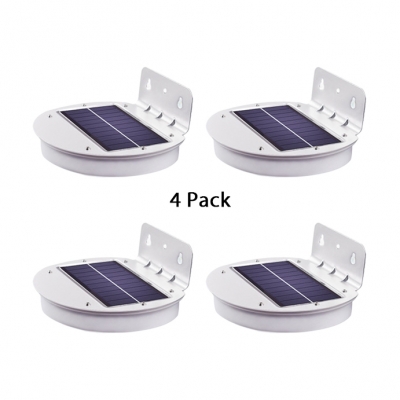 28 LED Solar Wall Lights Garden Pack 1/2/4 Motion Sensor Step Lights in White/Warm
