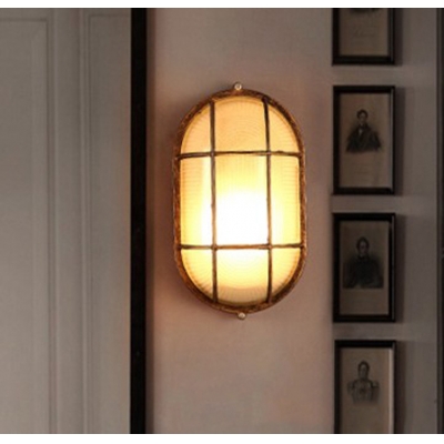 Black Globe Wall Sconce 1 Light Contemporary Frosted Glass Landscape Light for Fence Patio