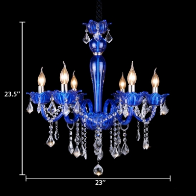 Traditional Candle Chandelier with 12