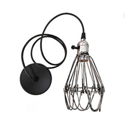 Wire Frame Pendant Ceiling Light with 39
