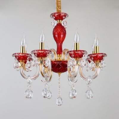 Vintage Candle Chandelier with 12