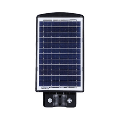 Solar Energy Rectangle LED Street Lamp ABS 20/40/60W Motion Sensor Light in Black