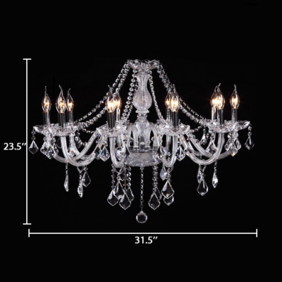 Bedroom Candle Light Fixture with 19.5