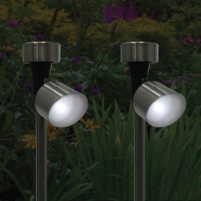 Weatherproof LED Solar Powered Landscape Light 1/4 Pack Walls Trees Flags for Pool Driveway