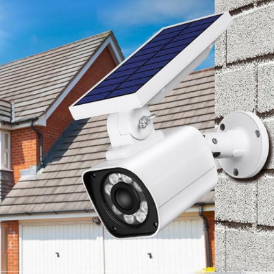 Solar Motion Sensor Light Outdoor Weatherproof 5 W 8-LED Security Wall Light for Yard Lawn