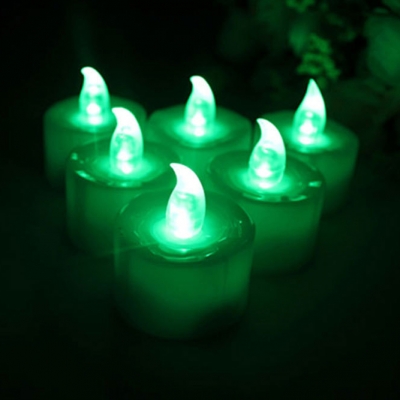 Novelty LED Tea Light Candles 12 Pack Waterproof Tealights for Indoor Holiday Celebration