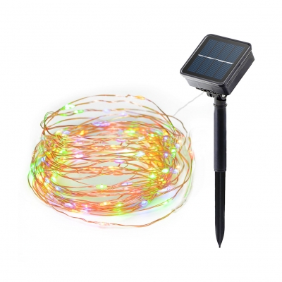 150 LED Solar Powered Fairy Lights Pack of 2 Novelty String Lights in Warm/White/Multi Color