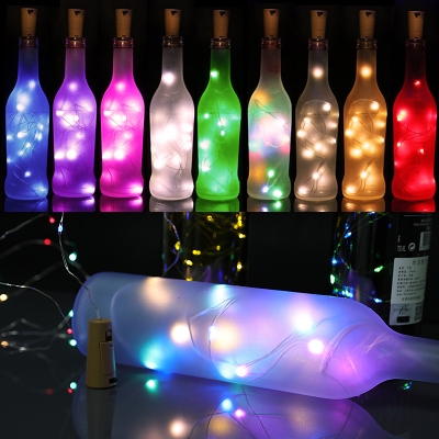 6 Pack Twinkle Lights 10ft 30 LED Hanging String Lights with Bottle Cork in Warm/White