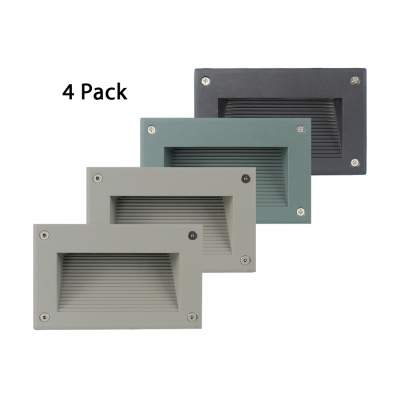 Wireless Waterproof Landscape Light Pack of 1/4 Easy-to-Install Deck Light for Pathway Fence