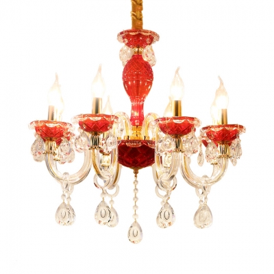 Vintage Candle Chandelier with 12
