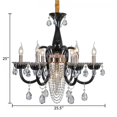 Antique Candle Chandelier with 12