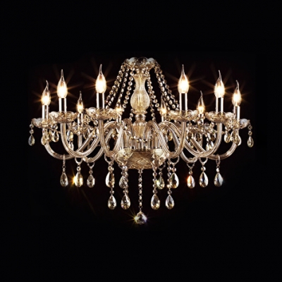 Contemporary Candle Chandelier with 19.5