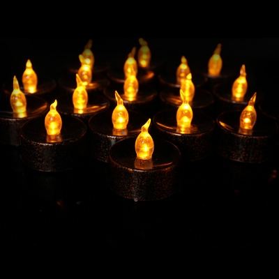 12 Pack Electric Tealights Water-Resistant LED Flameless Candles for Festival Celebration