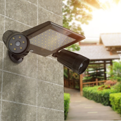 LED Solar Security Lighting Wireless Waterproof Motion Detector Wall Light for Garage Patio