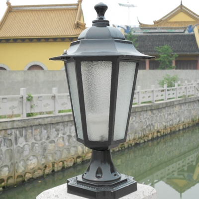Water-Resistant LED Post Cap Light Outdoor 1/2 Pack Post Lighting in Black/Bronze/Brown