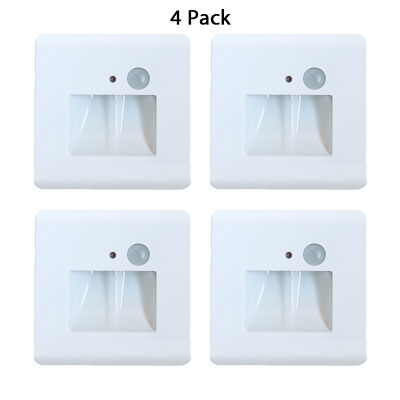 1/4 Pack Landscape Lighting with Motion Sensor Wireless Waterproof Deck Light for Outdoor