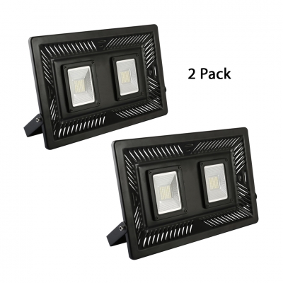 Pack of 1/2 LED Flood Light Wireless Waterproof Security Light in White for Driveway Deck