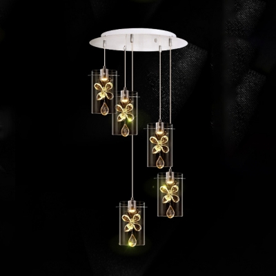 Crystal Pendant Light for Kitchen with 8.5