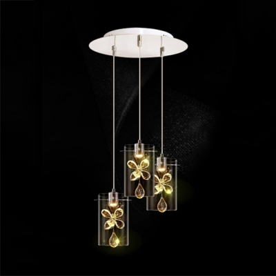 Crystal Pendant Light for Kitchen with 8.5