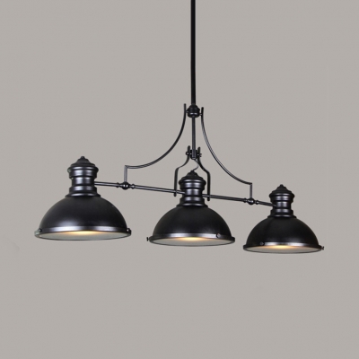 Metal Bowl Island Lamps with 39